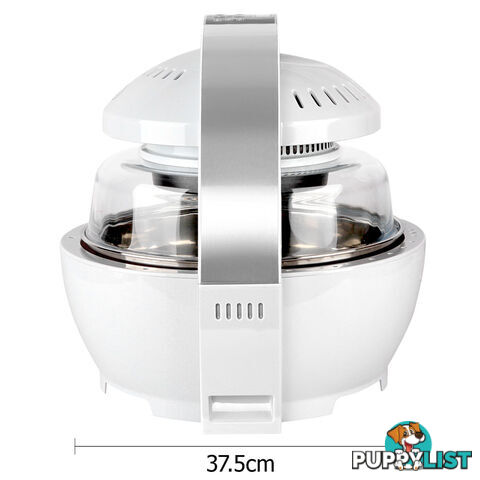 13L Oil Free Air Fryer Oven Cooker Health Low Fat LCD Digital Control White