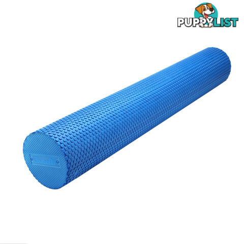 Yoga Gym Pilates EVA Stick Foam Roller Blue 90 x 15cm