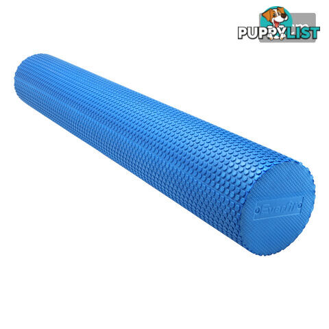 Yoga Gym Pilates EVA Stick Foam Roller Blue 90 x 15cm