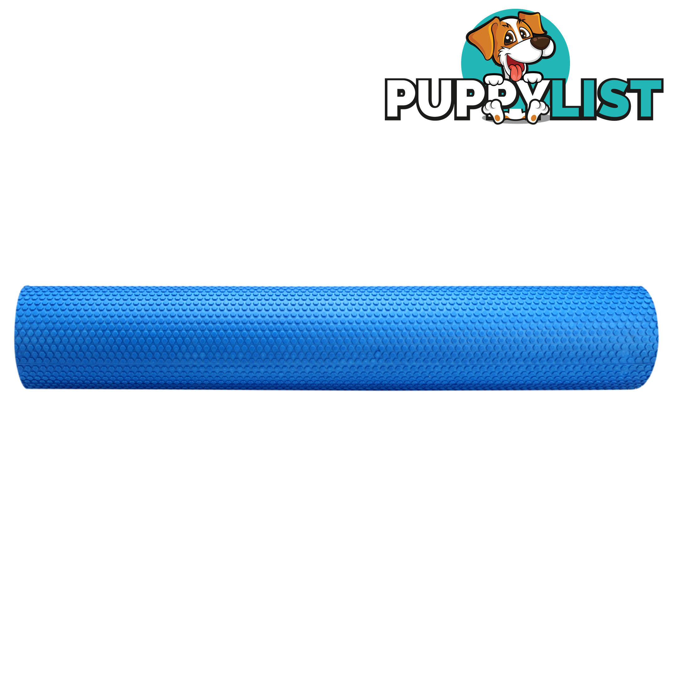 Yoga Gym Pilates EVA Stick Foam Roller Blue 90 x 15cm