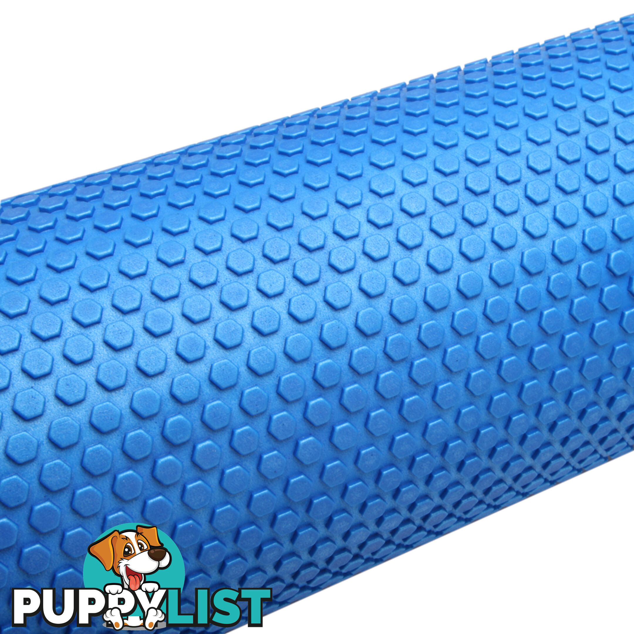 Yoga Gym Pilates EVA Stick Foam Roller Blue 90 x 15cm