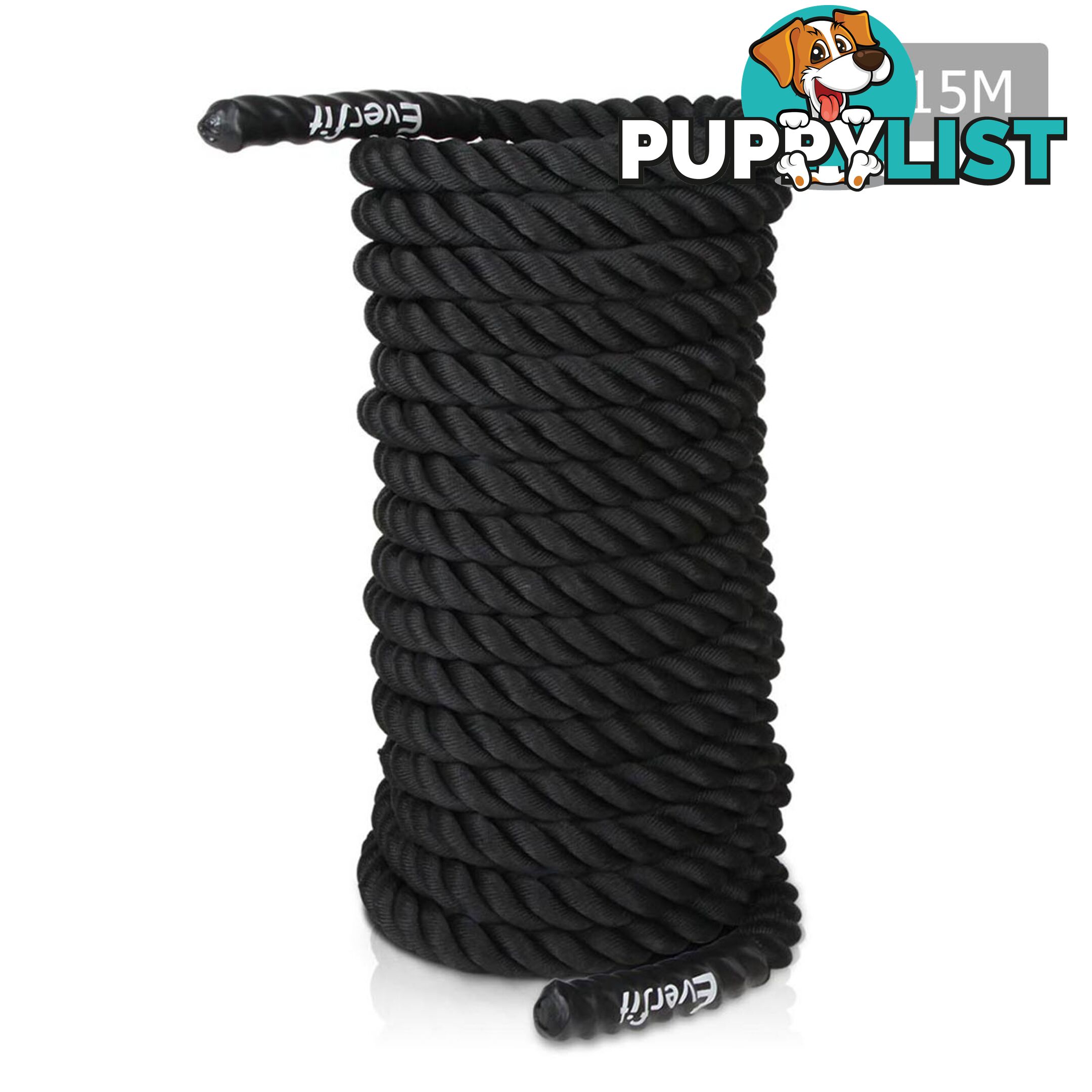 15M Heavy Battle Rope Home Gym Fitness Training Battling Strength Exercise