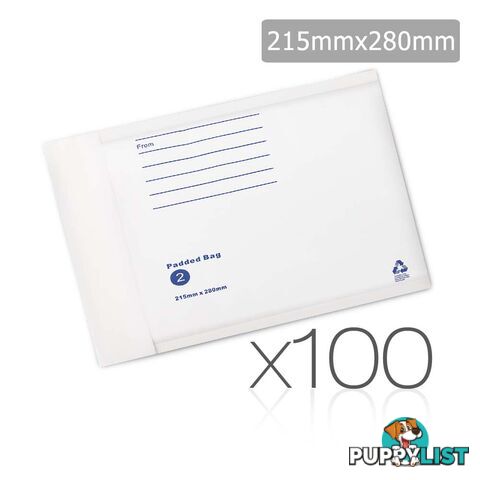 Bubble Padded Mail Envelopes 100pcs 215mm x 280mm