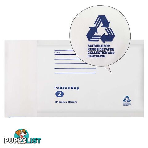 Bubble Padded Mail Envelopes 100pcs 215mm x 280mm