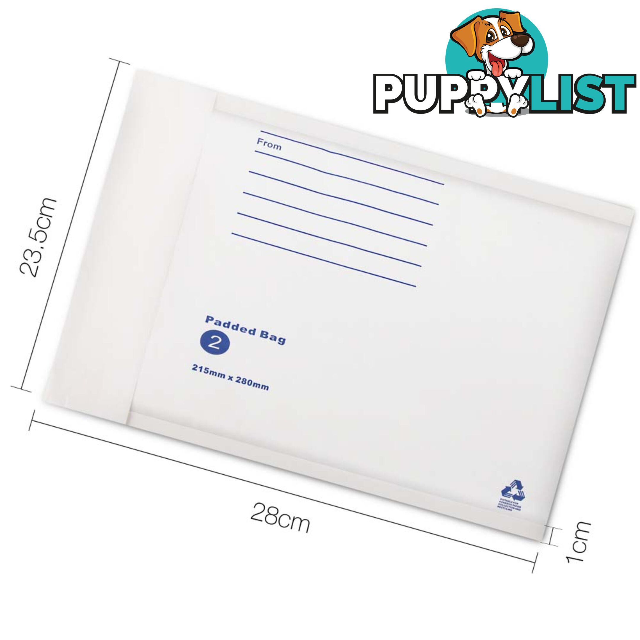 Bubble Padded Mail Envelopes 100pcs 215mm x 280mm