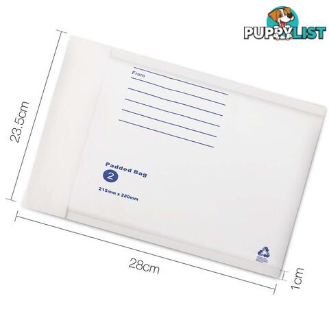 Bubble Padded Mail Envelopes 100pcs 215mm x 280mm