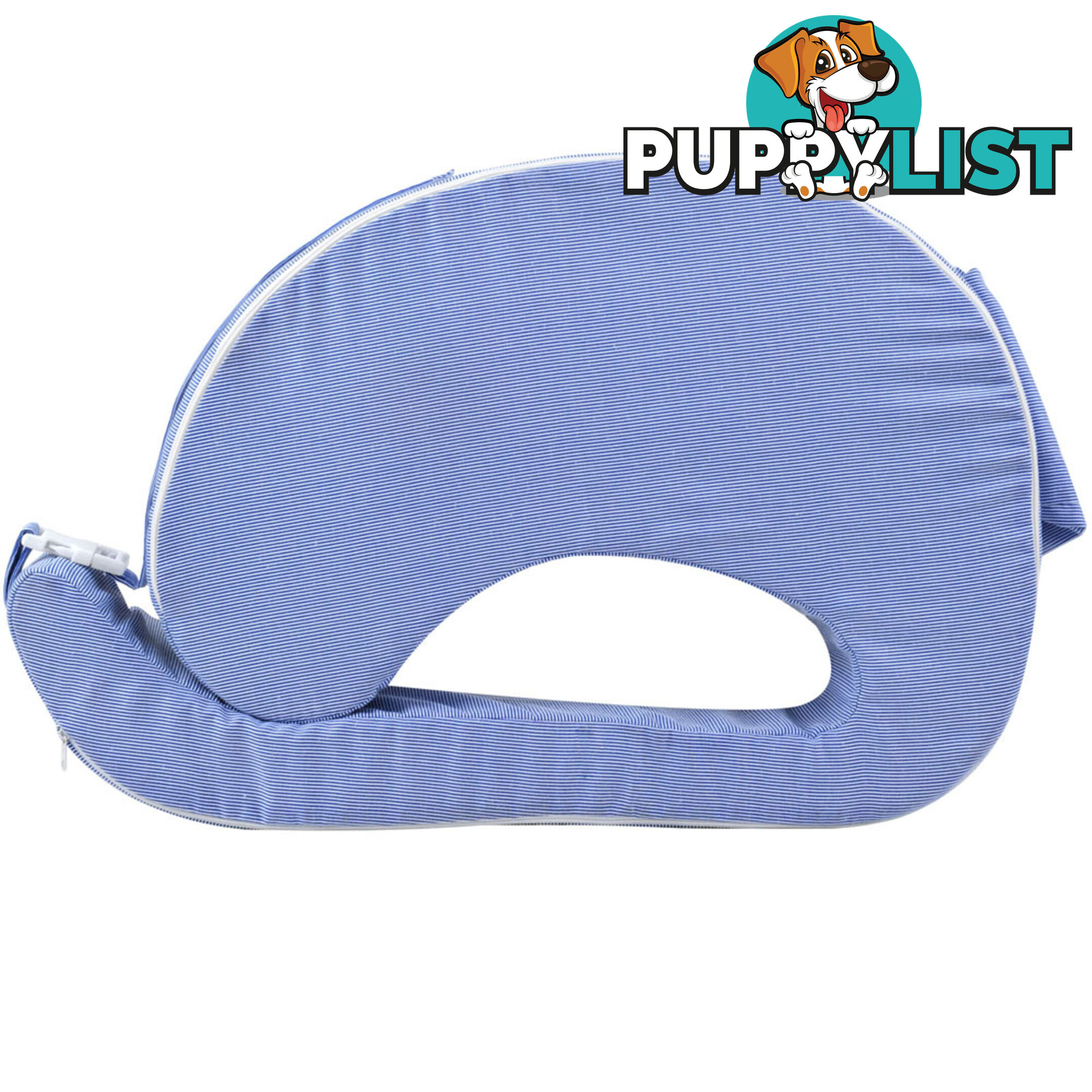 Baby Breast Feeding Support Memory Foam Breastfeeding Pillow Zip Cover Blue