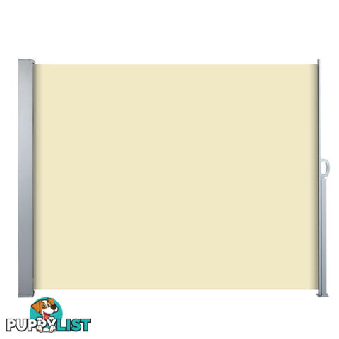 Retractable Side Awning Shade 180cm Beige