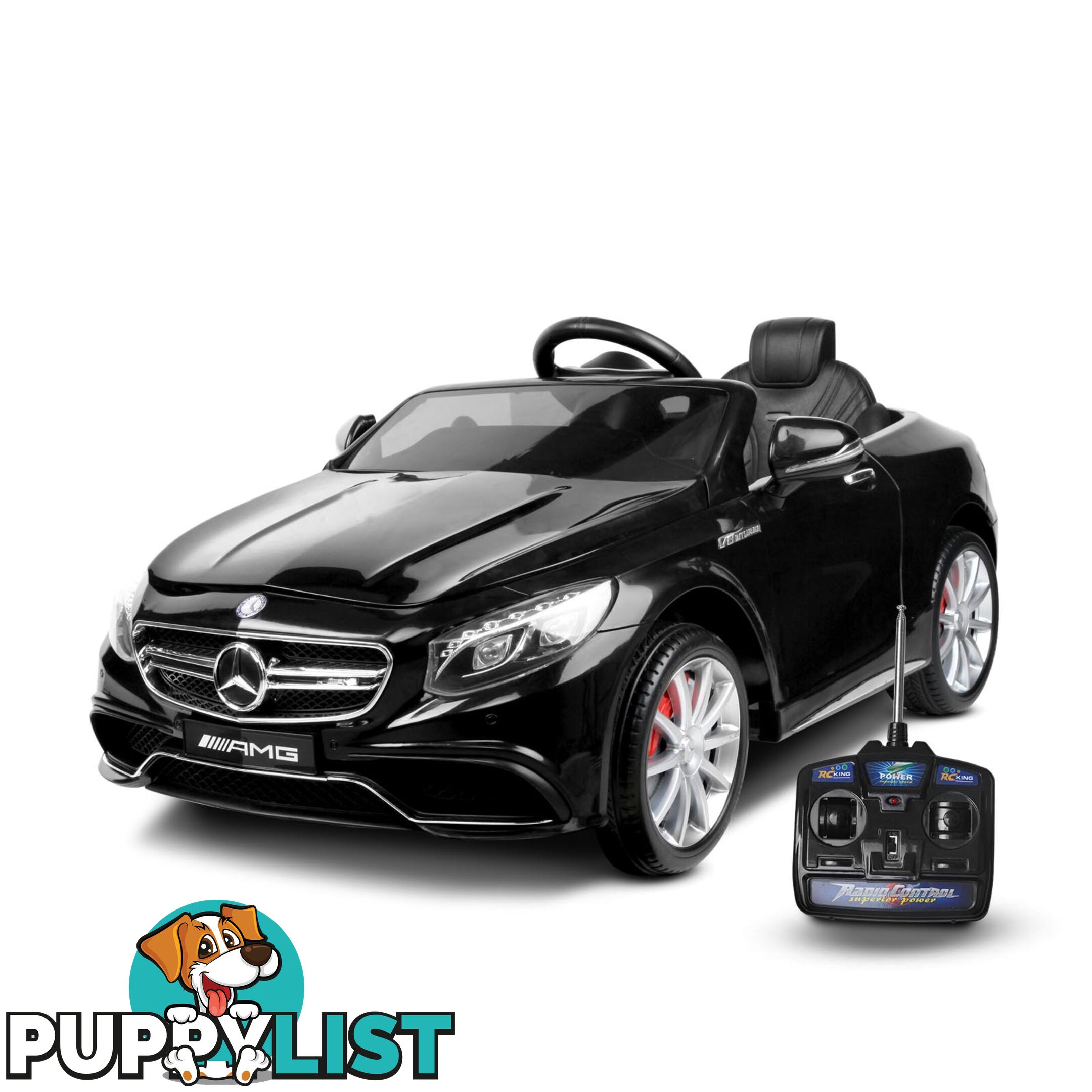 Licensed Mercedes-Benz Electric Kids Ride On Car AMG S63 Remote Children Toy