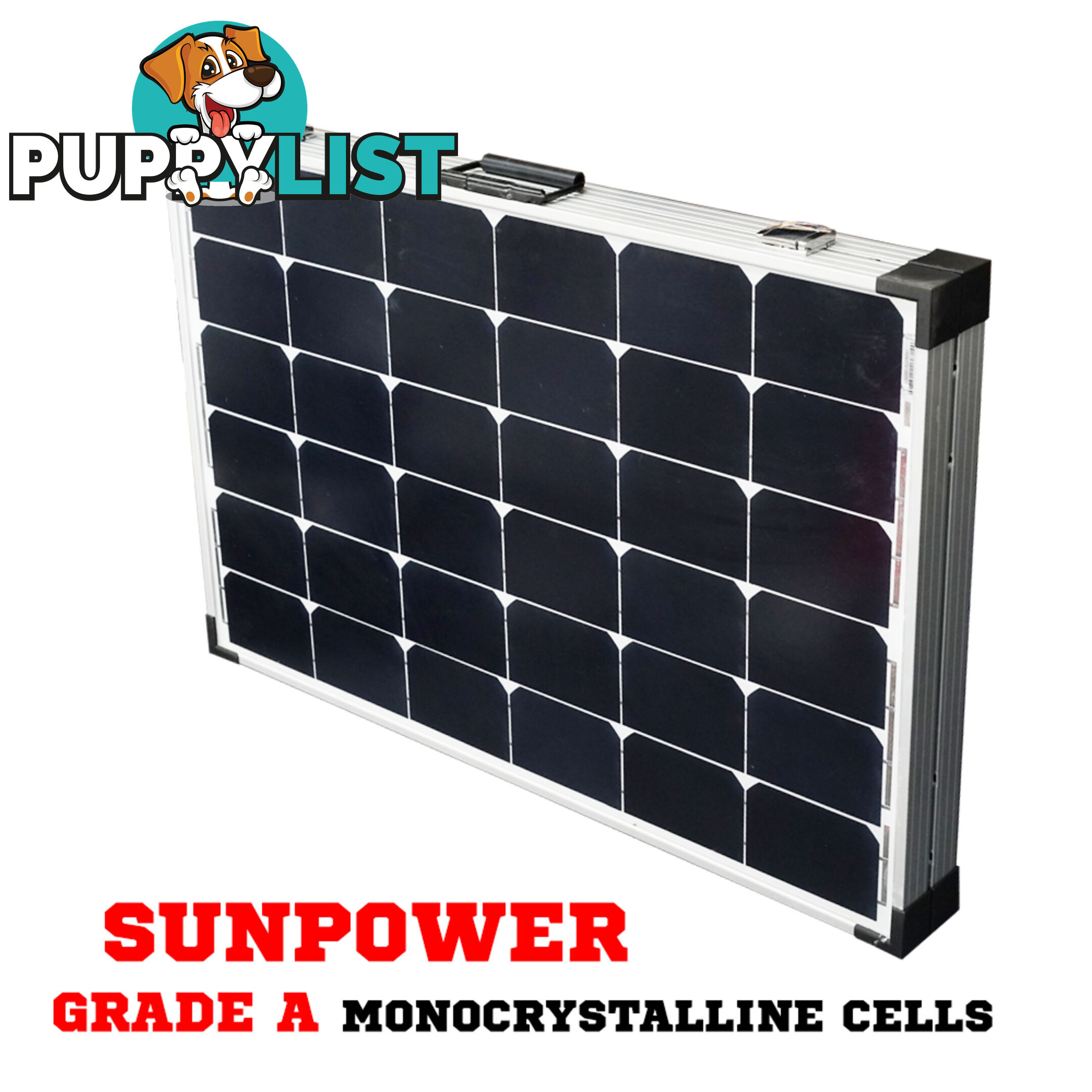 200W Folding Solar Panel Kit Caravan Camping Power 12V Mono Charging Battery