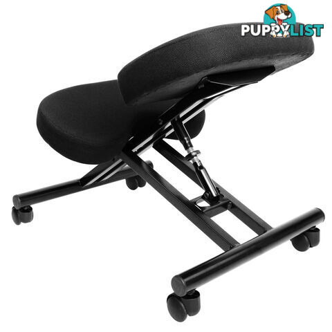 Keen Stretch Office Chair Yoga Posture Seat Sit Adjustable Kneeling Stool Black