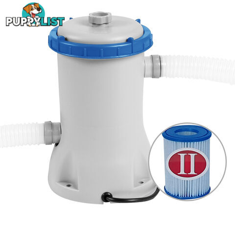 15FT Inflatable Fast Set Above Ground Swimming Pool Round Filter Pump Blue