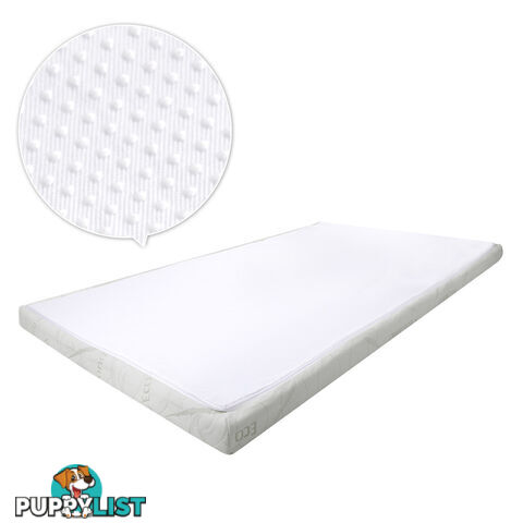 8cm Cool Gel Memory Foam Mattress Topper Eco-Friendly Bamboo Fabric Cover Single