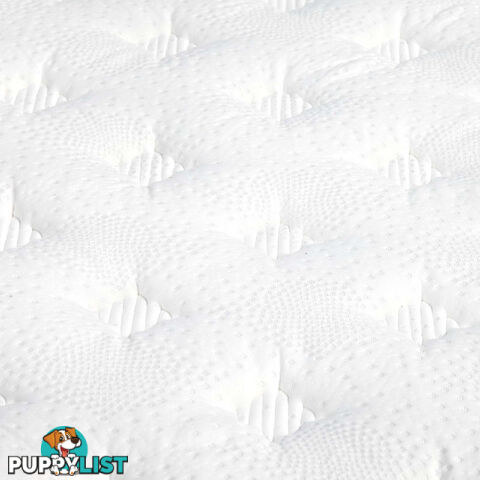 Luxury Mattress 28cm Natural Latex Pillow Top 5 Zone Pocket Spring Bed Double