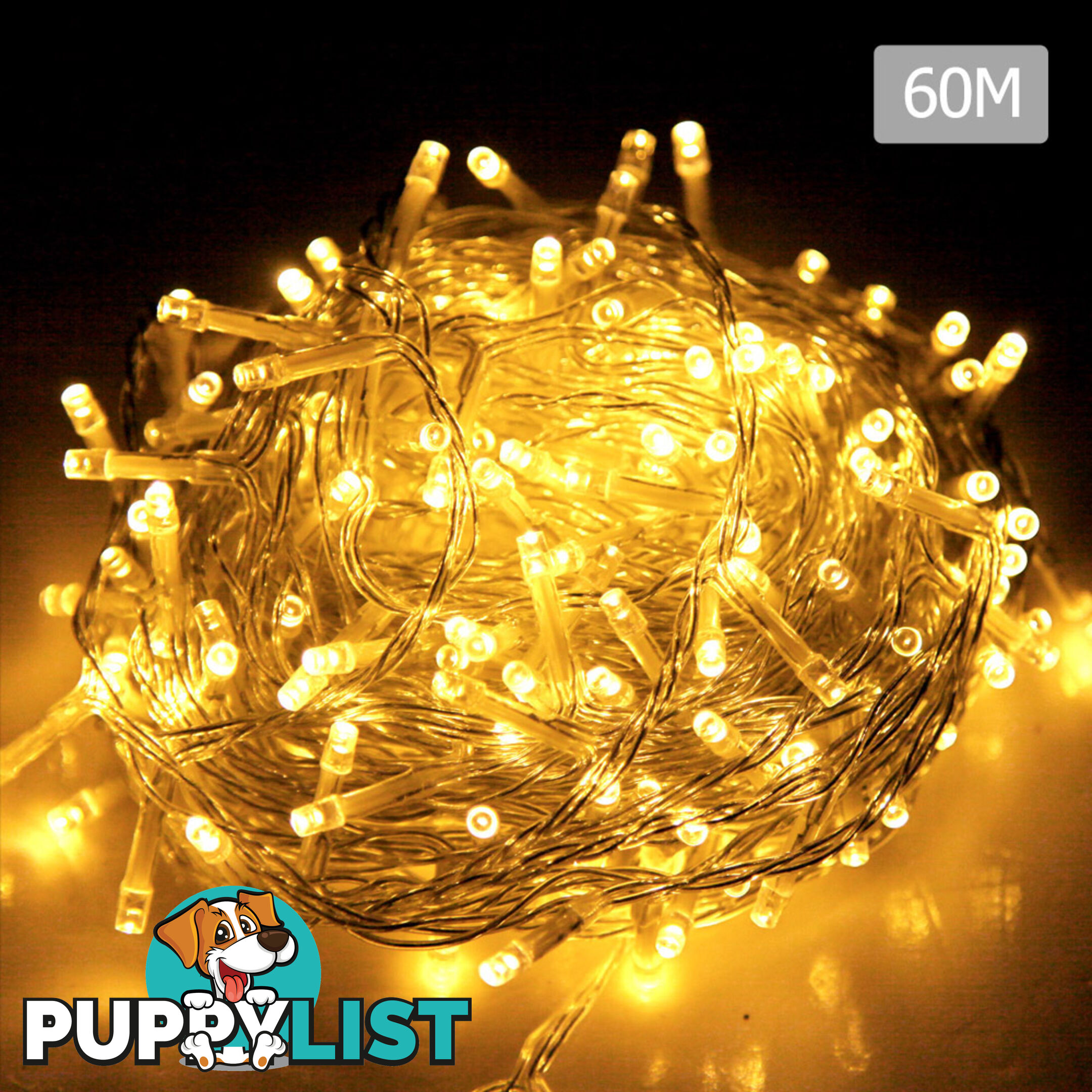 500 LED Fairy Lights Outdoor Christmas Wedding String Party Light Warm White