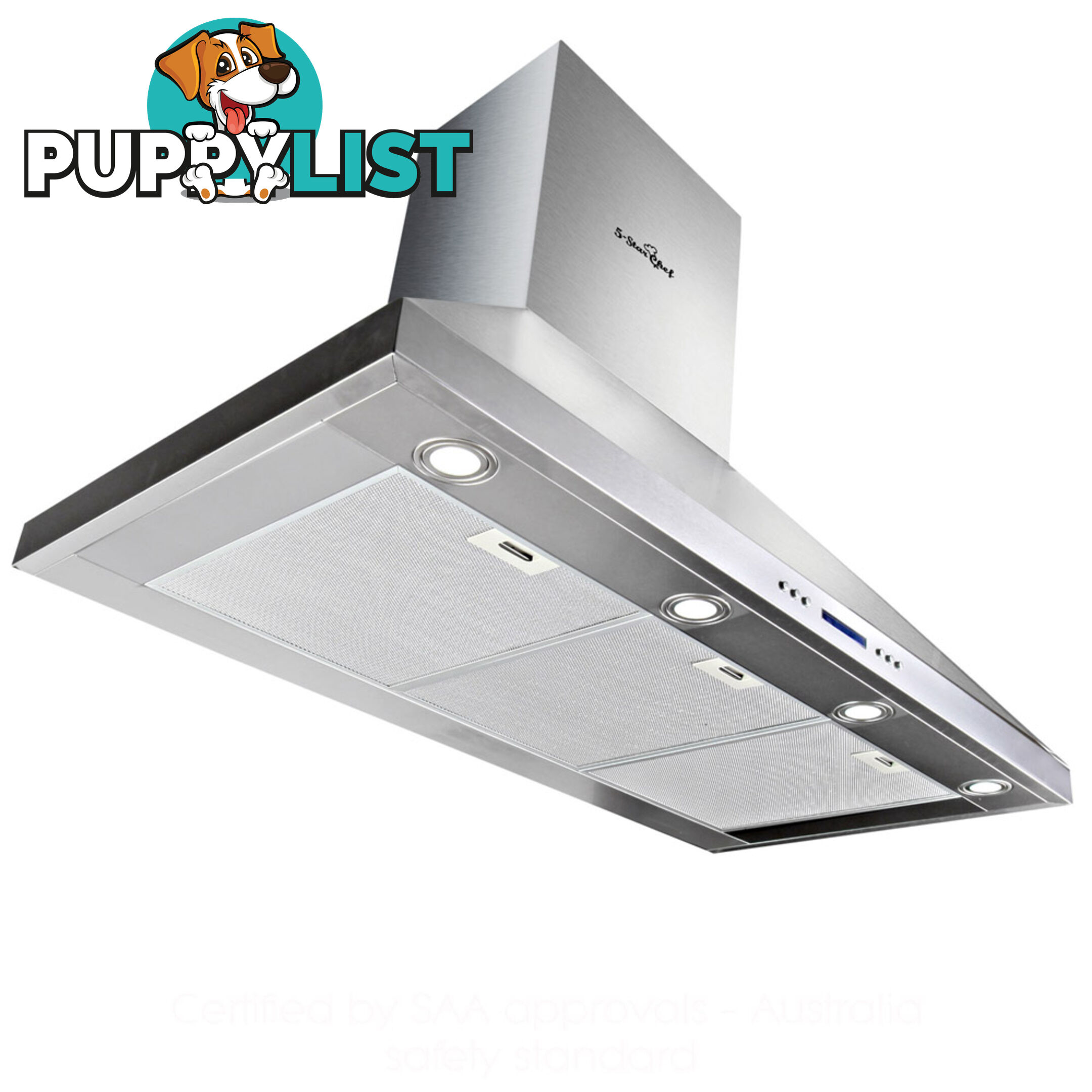 Commercial Rangehood Stainless Kitchen Canopy BBQ Exhaust Fan Range Hood 120cm