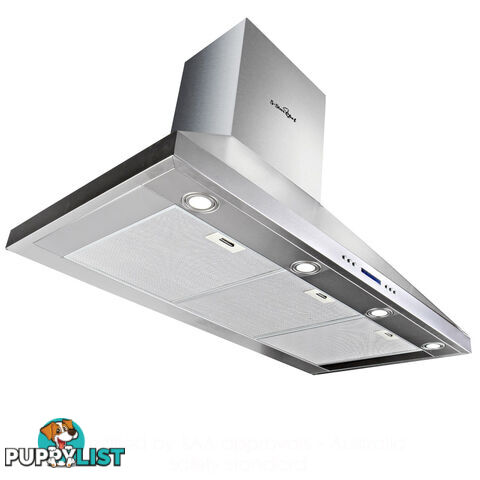 Commercial Rangehood Stainless Kitchen Canopy BBQ Exhaust Fan Range Hood 120cm
