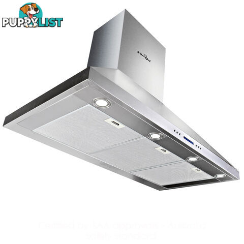 Commercial Rangehood Stainless Kitchen Canopy BBQ Exhaust Fan Range Hood 120cm