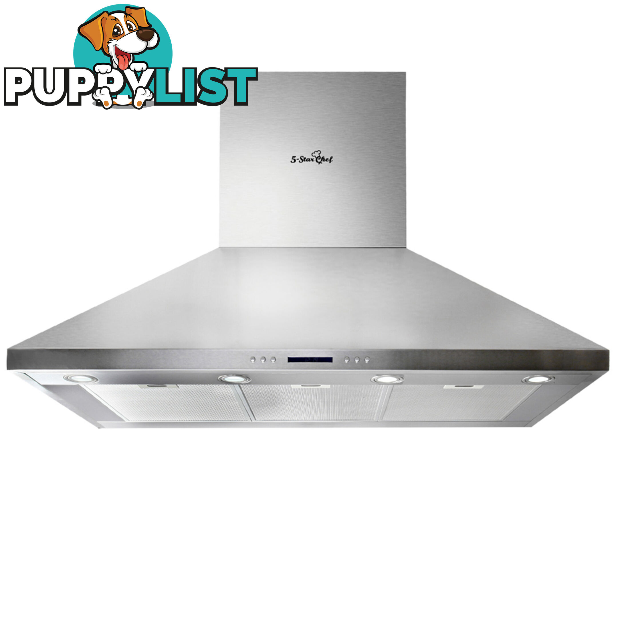 Commercial Rangehood Stainless Kitchen Canopy BBQ Exhaust Fan Range Hood 120cm