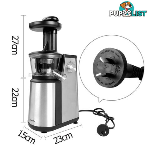 Auto Stainless Steel Cold Press Slow Juicer Fruit Vegetable Maker Processor