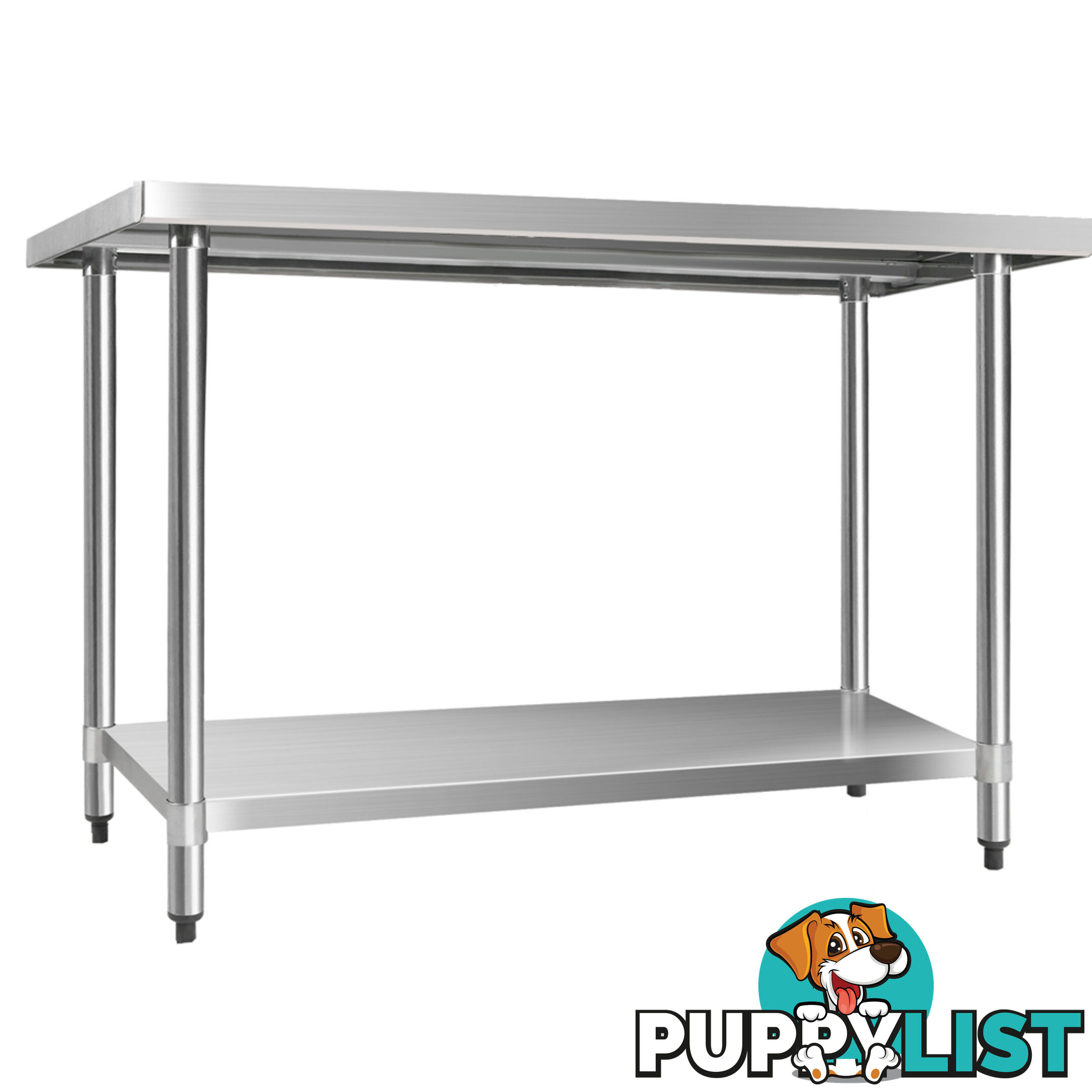 Commercial Stainless Steel Kitchen Work Bench Food Preparation Table Top 1219mm