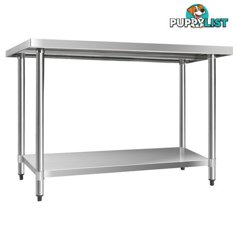 Commercial Stainless Steel Kitchen Work Bench Food Preparation Table Top 1219mm