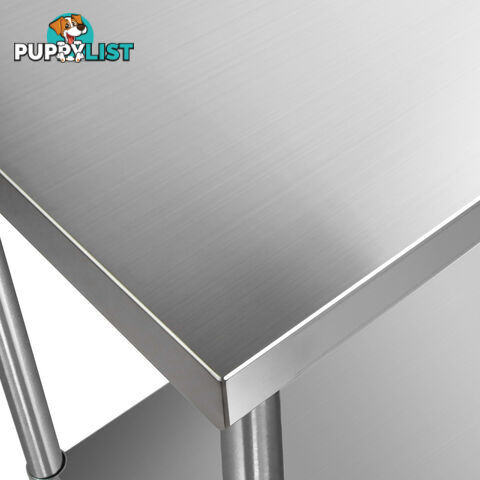 Commercial Stainless Steel Kitchen Work Bench Food Preparation Table Top 1219mm