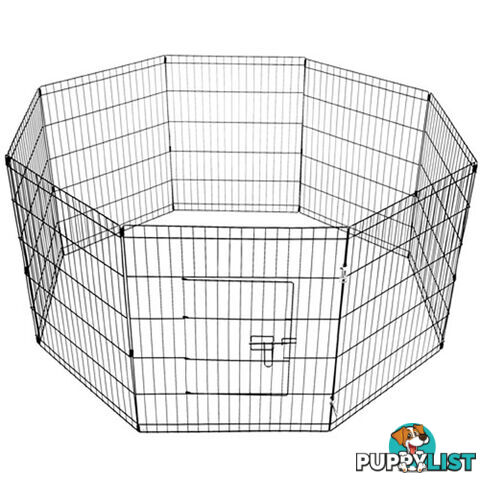 8 Panels Pet Dog Exercise Playpen 30 Inch