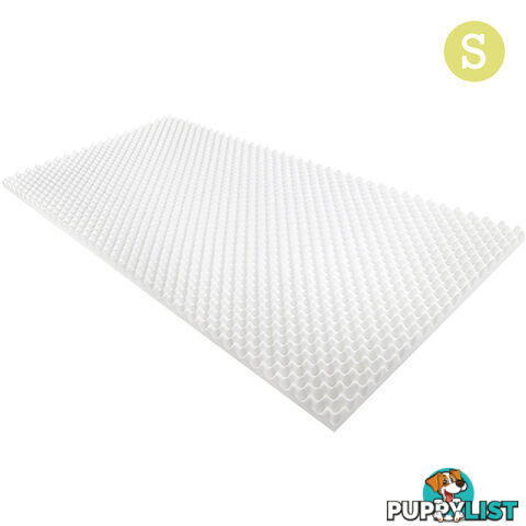 Premium 5cm Egg Crate Mattress Topper Anti-bacterial Underlay Protector Single