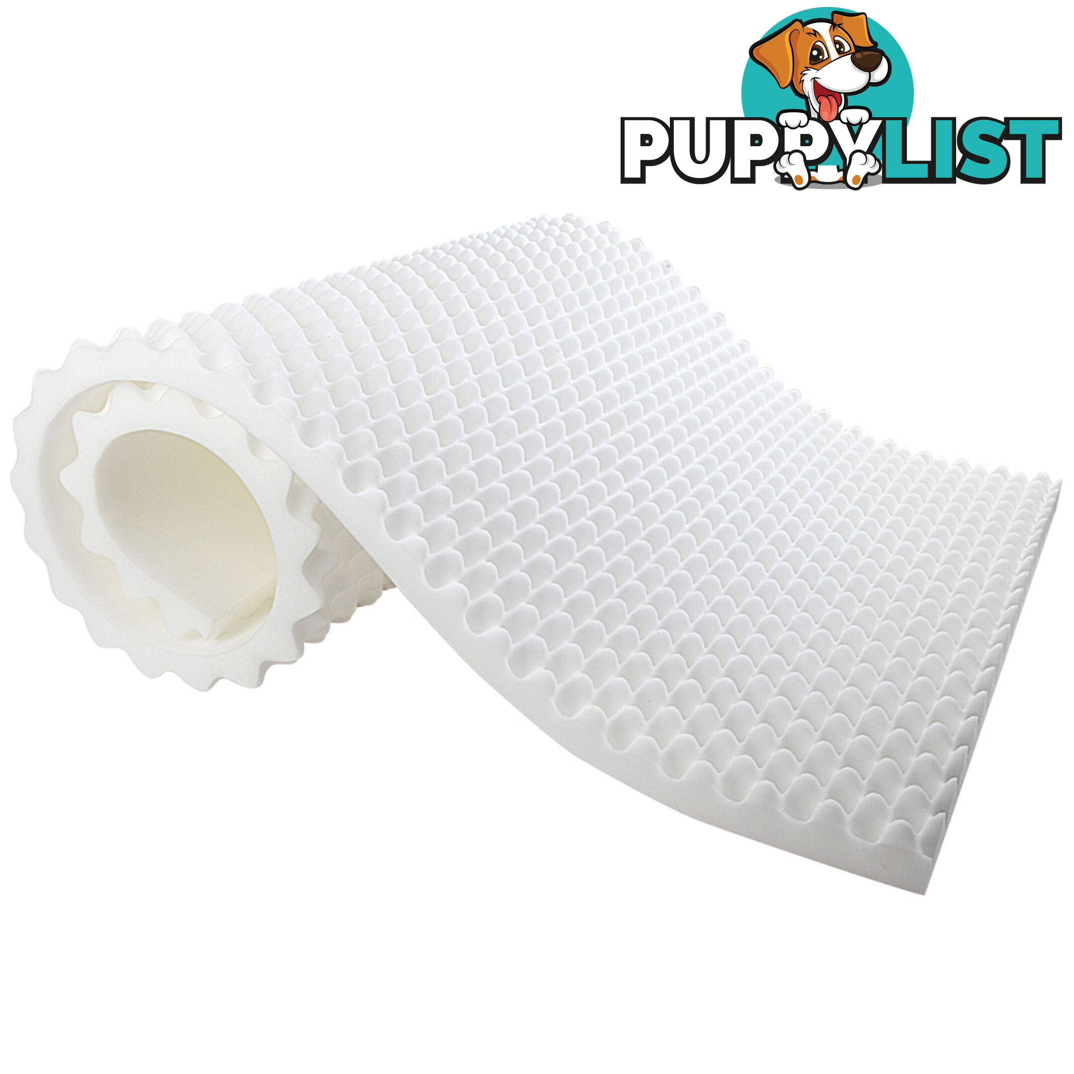 Premium 5cm Egg Crate Mattress Topper Anti-bacterial Underlay Protector Single