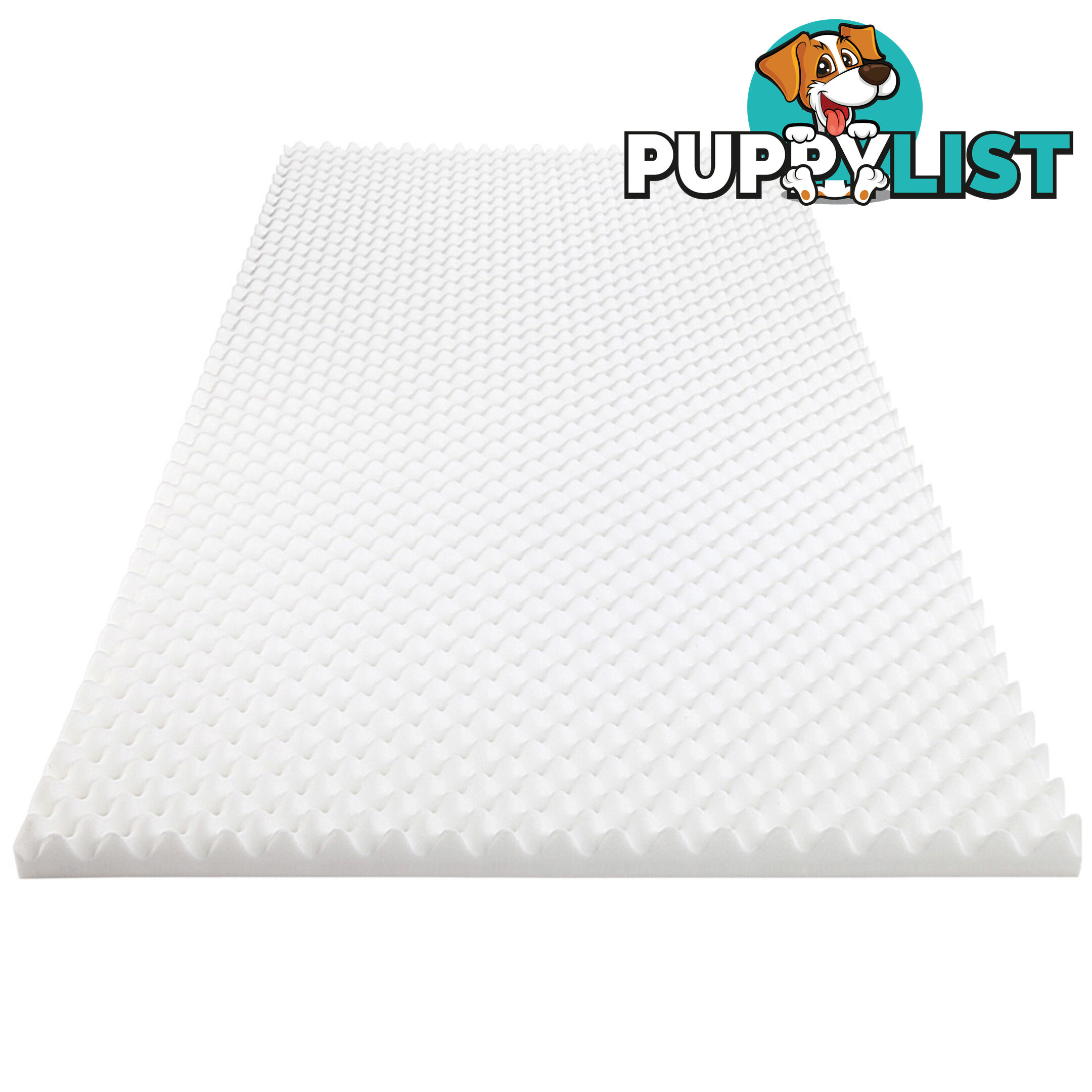 Premium 5cm Egg Crate Mattress Topper Anti-bacterial Underlay Protector Single