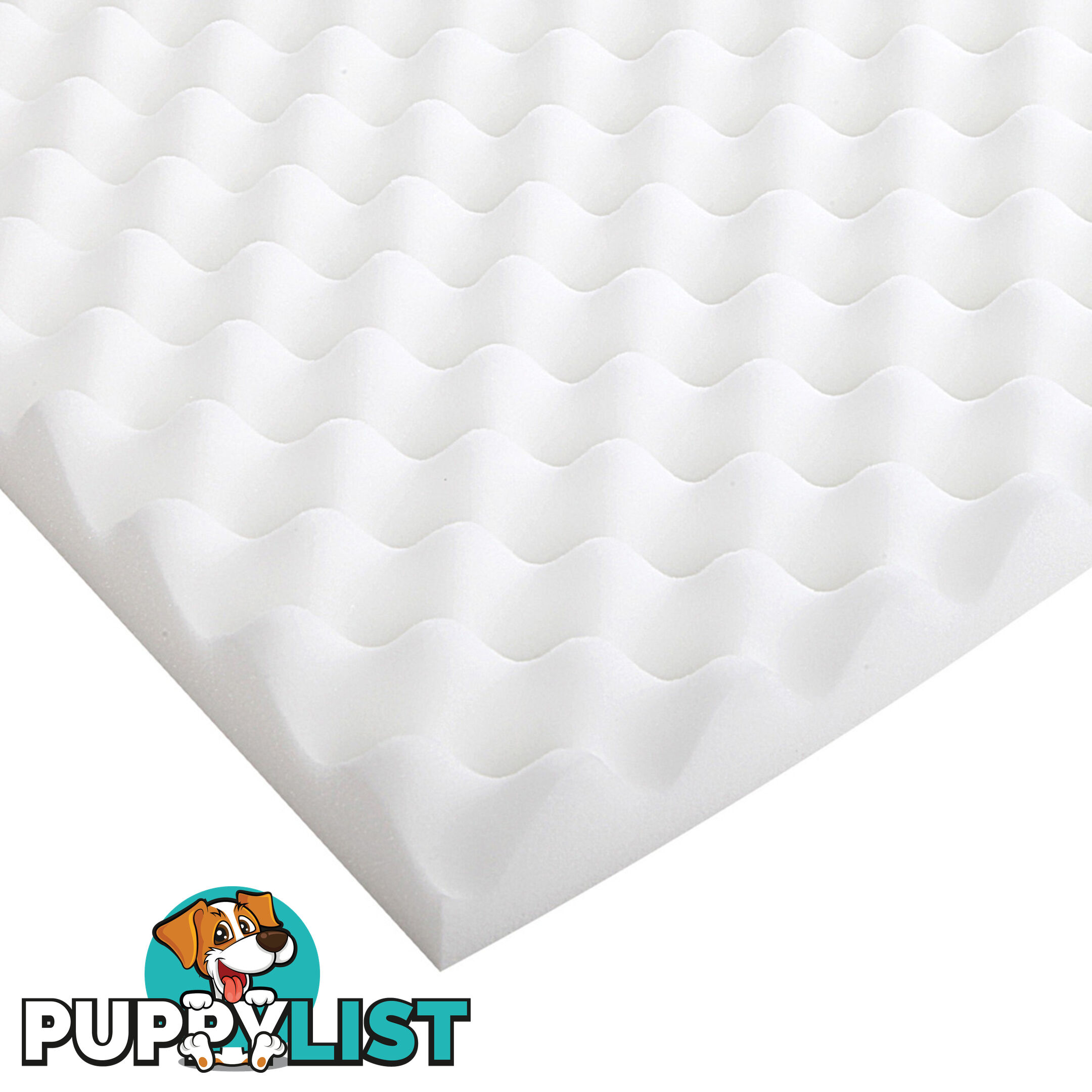 Premium 5cm Egg Crate Mattress Topper Anti-bacterial Underlay Protector Single