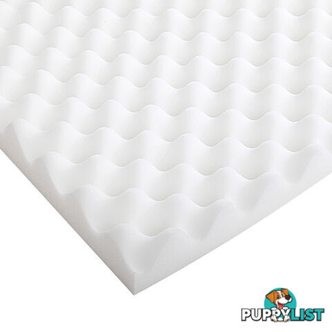 Premium 5cm Egg Crate Mattress Topper Anti-bacterial Underlay Protector Single