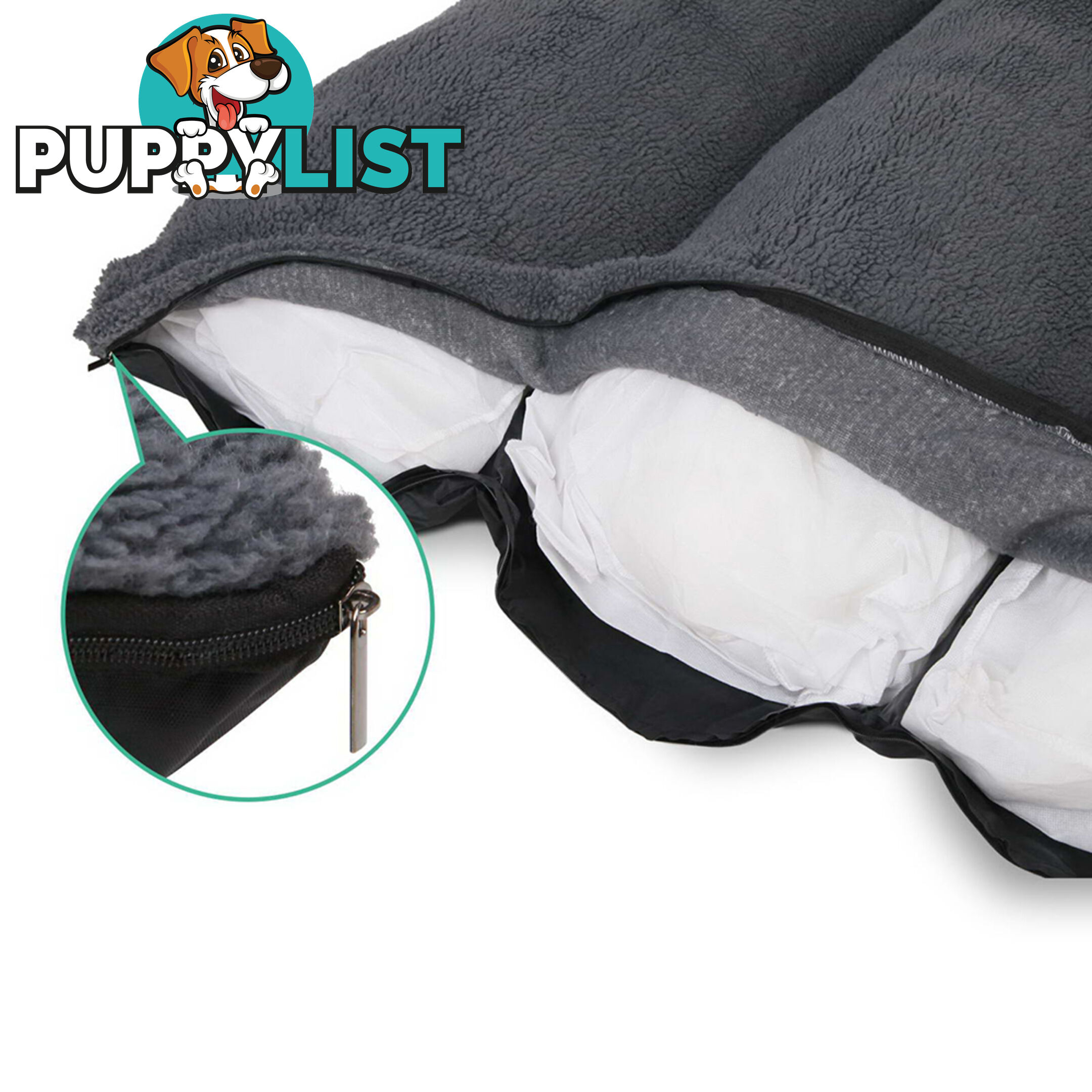 Luxury Waterproof Dog Bed Pet Cat Soft Warm Cushion Fleece Lined Beds XXLarge