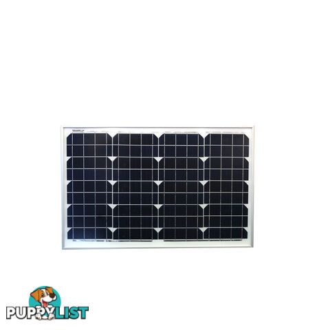 40W Mono Solar Panel Kit Generator Caravan Camping Battery Charging