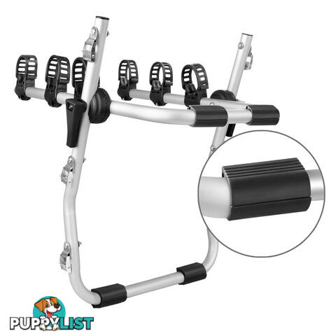 Foldable Aluminium Strap-On 3 Bicycle Bike Rack Carrier