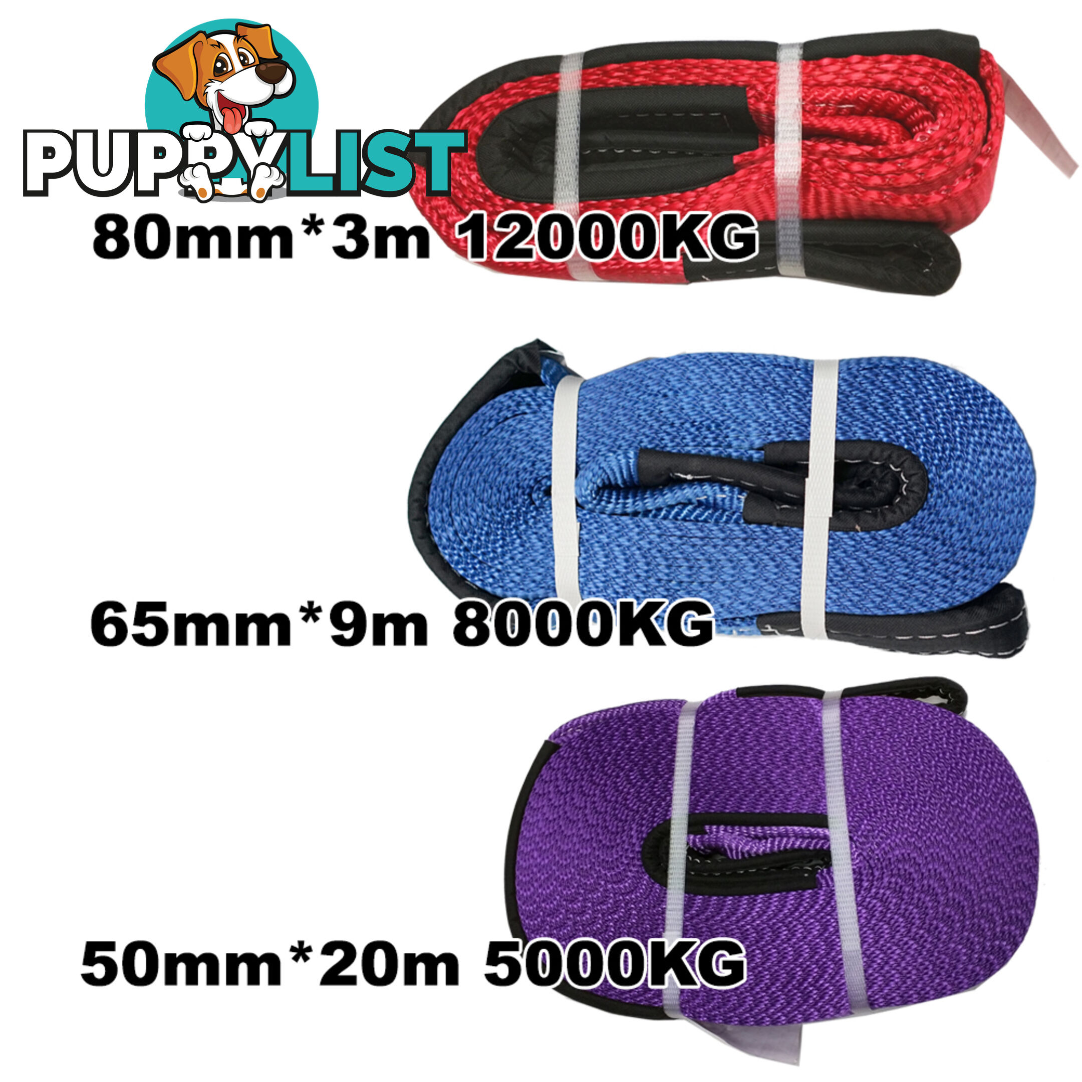 4X4 Winch 4WD Recovery Kit Bow Shackles Snatch Straps Pulley Block Shovel Damper