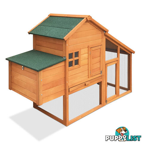 Wooden Pet Hutch with Nesting Box