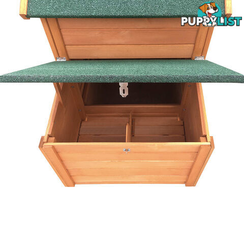 Wooden Pet Hutch with Nesting Box