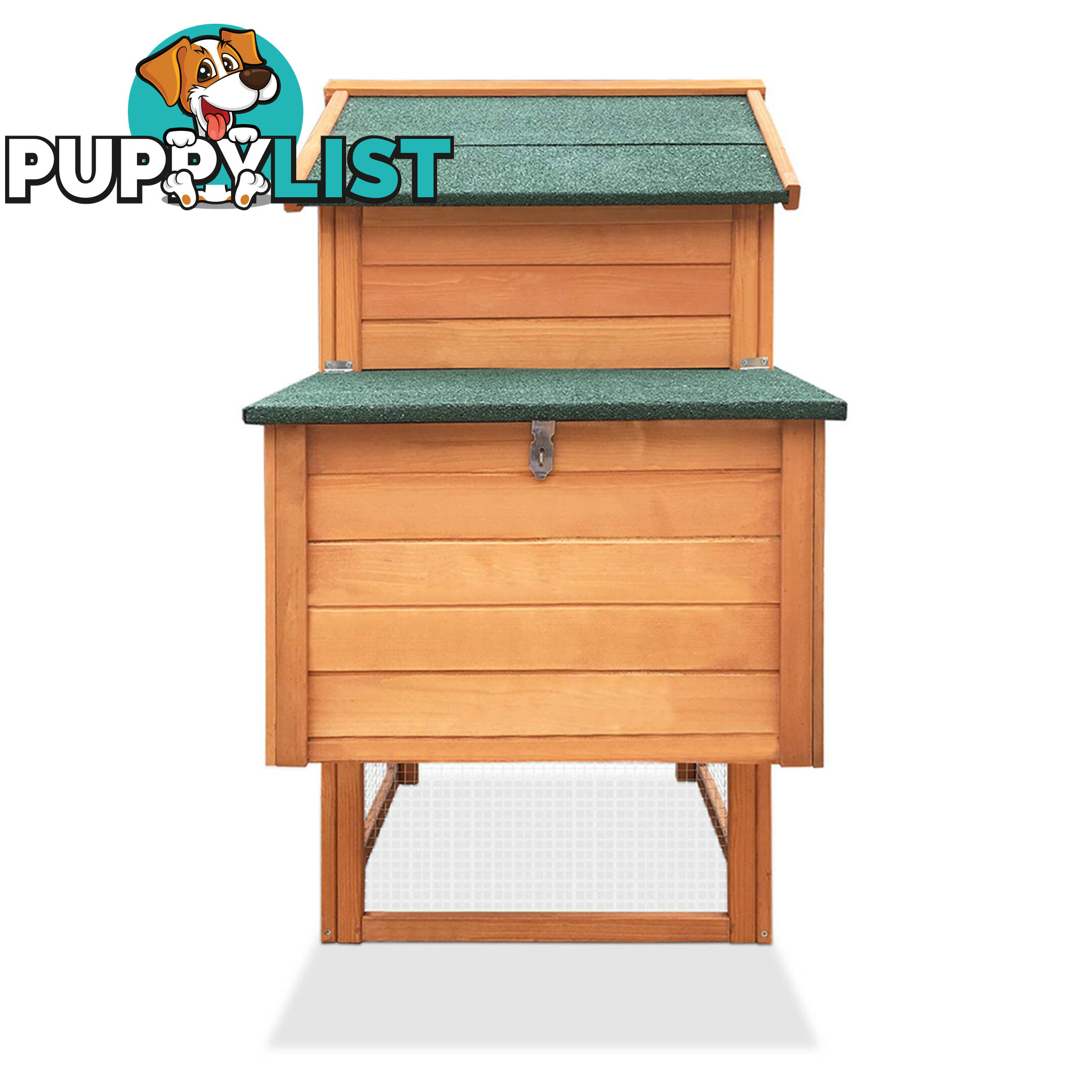 Wooden Pet Hutch with Nesting Box