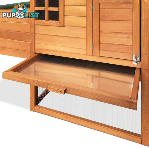 Wooden Pet Hutch with Nesting Box