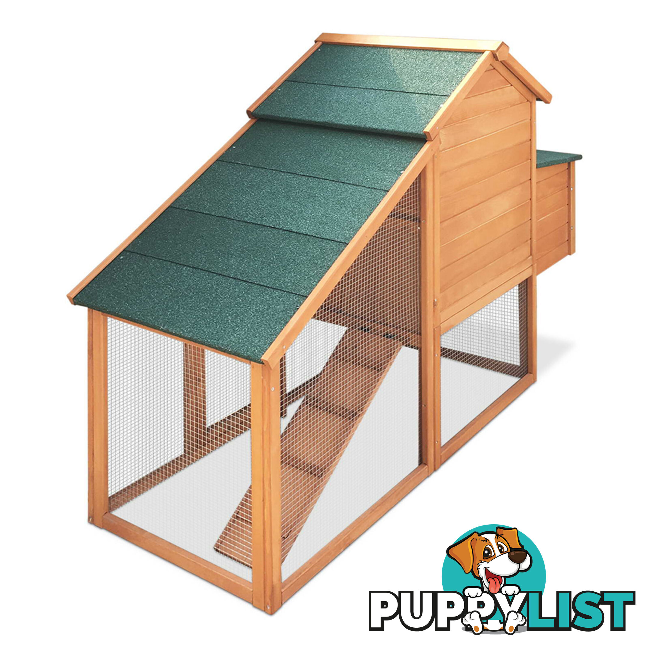 Wooden Pet Hutch with Nesting Box