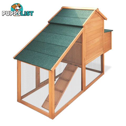 Wooden Pet Hutch with Nesting Box