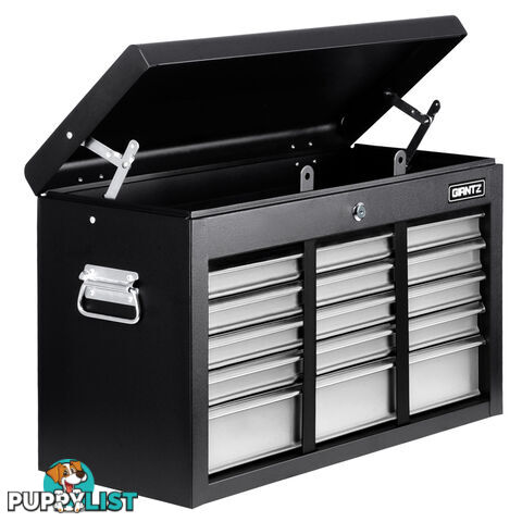 9 Drawers Tool Box Chest Black/Grey