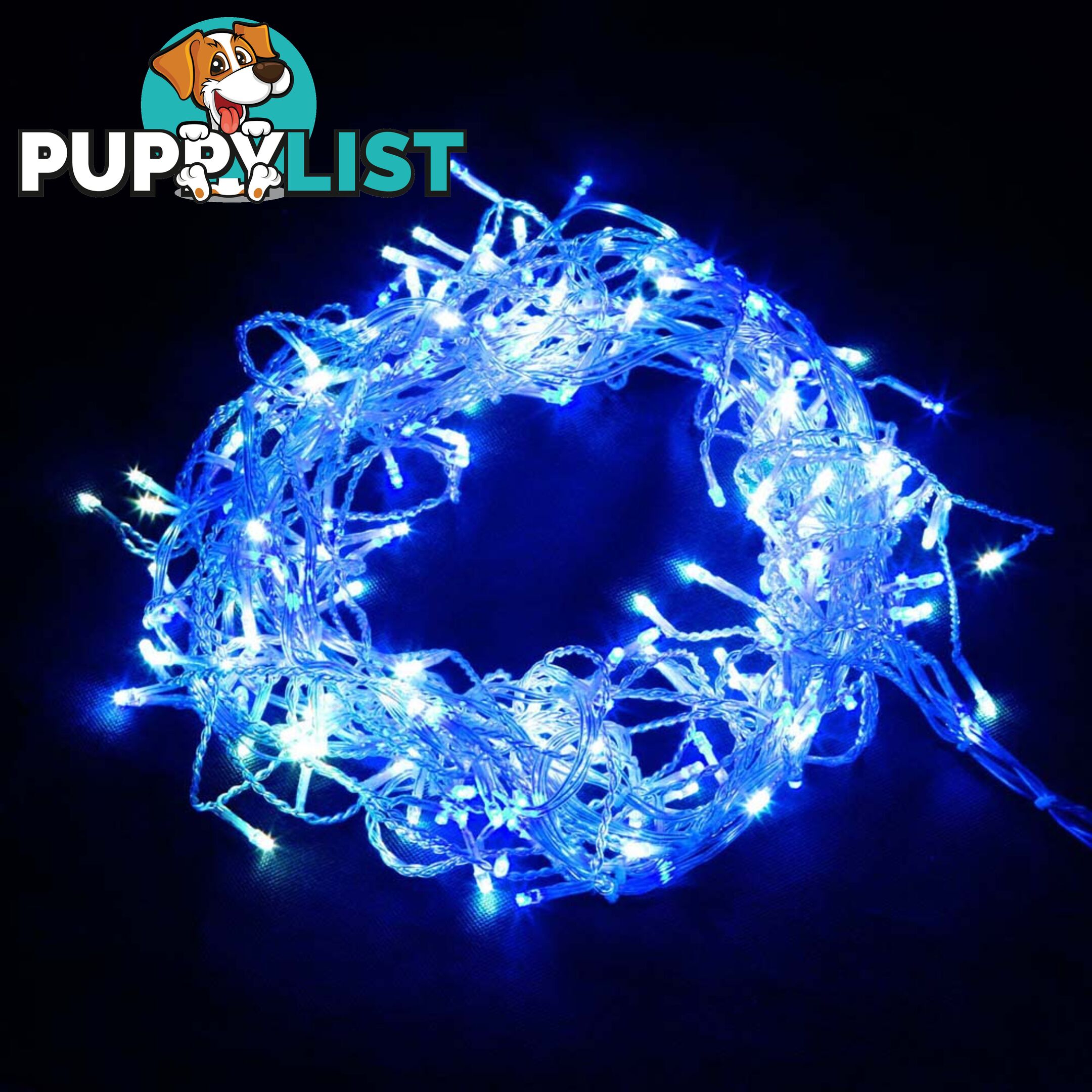 Blue White 800 LED Fairy Icicle Lights Outdoor Indoor Decoration Wedding Party