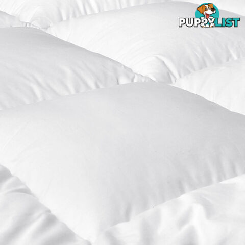 Luxury Mattress Topper Protector Pad Cover Pillowtop Memory Resistant Single