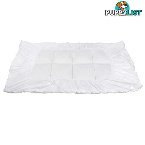 Luxury Mattress Topper Protector Pad Cover Pillowtop Memory Resistant Single