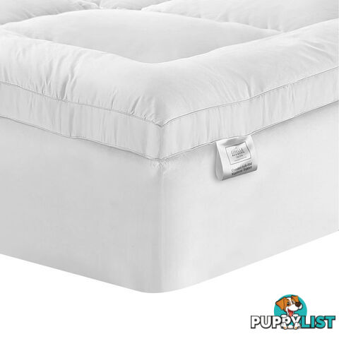 Luxury Mattress Topper Protector Pad Cover Pillowtop Memory Resistant Single