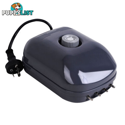 Fish Tank Air Pump 4 Outlets Aquarium Aqua Oxygen Fountain Pond Marine Fresh