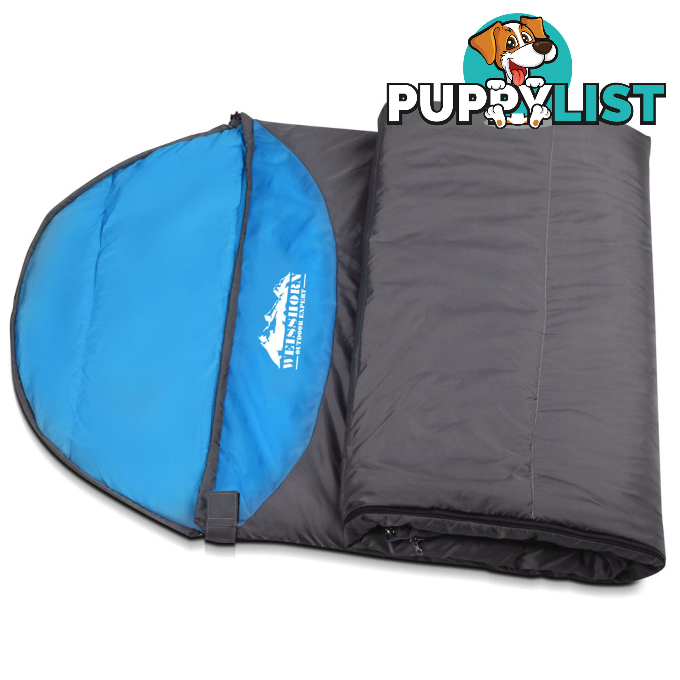 Outdoor Camping Micro Sleeping Bag Thermal Tent Hiking Summer Grey Blue